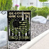 Veteran House Flag All Gave Some Some Gave All Female Veteran Heart Shape Garden Flag  Friday89