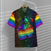 LGBT Hawaiian Shirt Astronaut LGBT Rainbow Flag Galaxy Hawaii Aloha Shirt  Friday89