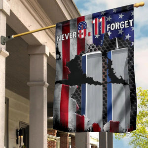 Patriot Day House Flag September 11th Flag Never Forget 9.11 Memorial Twin Towers House Flag