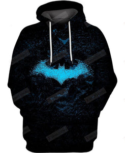 Batman DC Hoodie Batman Emblem Black Blue hoodie