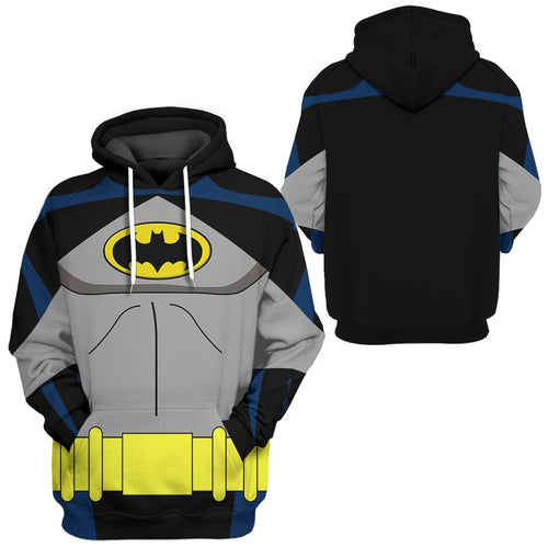 Batman DC Hoodie Batman The Animated Series Suit Custome Hoodie Batman DC Shirt