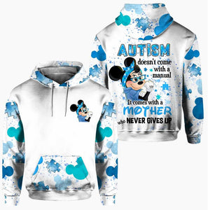 Autism Doesn't Come With A Manual - Personalized Autism Awareness Hoodie and Leggings