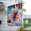 Patriot Day Garden Flag September 11th Flag September 11th Never Forget World Trade Center House Flag