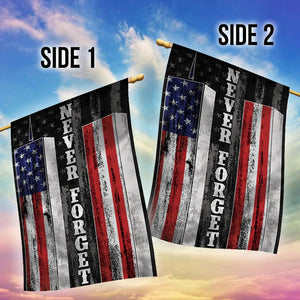 Patriot Day Garden Flag September 11th Flags Never Forget World Trade Center Towers House Flag