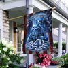 Patriot Day House Flag September 11th Flag In Memory Of Our Fallen Brothers 343 Firefighter Blue House Flag