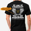 Custom Memorial Tshirt With Picture For Lost Loved Ones As Long As I Breathe Guardian Angel Tshirt 6XL Black M60  Friday89
