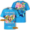 Personalized Memorial Shirt A Big Piece Of My Heart Butterfly For Mom, Dad, Grandpa, Son, Daughter Custom Memorial Gift M180  Friday89