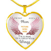 Personalized Memorial Heart Necklace I'm Not Just A Mom For Child Custom Memorial Gift M37  Friday89