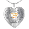 Personalized Memorial Heart Necklace Keep Me Near To You For Mom Dad Grandma Daughter Son Someone Custom Memorial Gift M65  Friday89