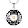 Personalized Memorial Circle Necklace As Long As I Breathe For Mom Dad Grandma Daughter Son Custom Memorial Gift M293A  Friday89