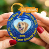 Custom Christmas Memorial Ornament For Pet Lovers You Have Left My Life Dog Ornament Blue M344  Friday89