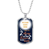 Custom Memorial Military Dog Tag Pendant For Lost Loved One Always On My Mind Dog Tag Pendant White M57A  Friday89