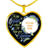 Personalized Memorial Heart Necklace In My Heart Is Where I'll Keep You For Mom Dad Grandma Daughter Son Custom Memorial Gift M396  Friday89