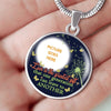 Personalized Memorial Circle Necklace Love Is The Greatest For Mom Dad Grandma Daughter Son Custom Memorial Gift M408  Friday89