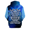Personalized Memorial Hoodie I Love You My Dad In Heaven For Dad Custom Memorial Gift M439  Friday89