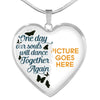 Personalized Memorial Heart Necklace One Day Our Souls Will Dance For Mom Dad Grandma Daughter Son Custom Memorial Gift M463  Friday89