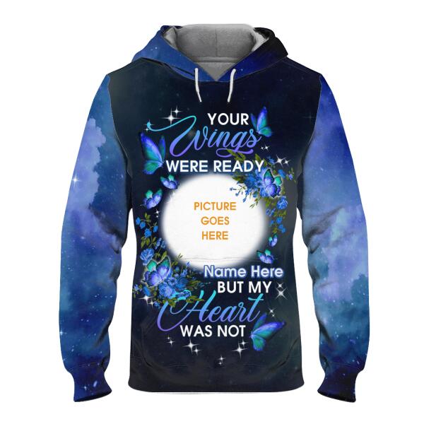 Personalized Memorial Hoodie Your Wings Were Ready For Mom, Dad, Grandpa, Son, Daughter Custom Memorial Gift M465  Friday89