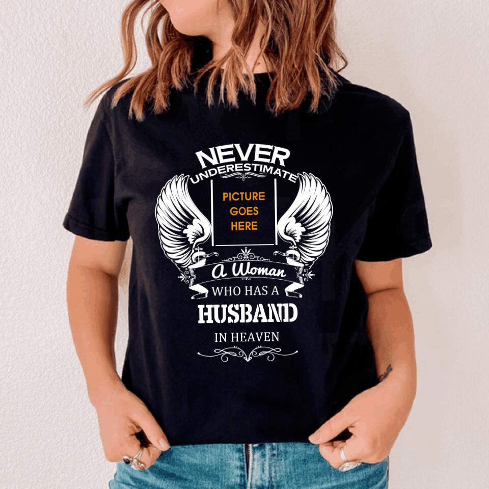 Custom Memorial Tshirt For Lost Loved One Never Underestimate A Woman Memorial Tshirt Black M377  Friday89