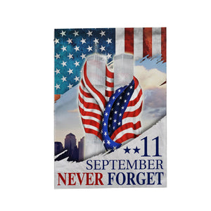 Patriot Day Garden Flag September 11th Flag September 11th Never Forget World Trade Center House Flag
