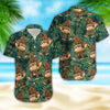 Friday89 Bigfoot Aloha Shirt Bigfoot Hot Dog Hawaiian Shirt Adult Print