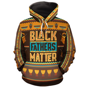 Friday89 Black Father Hoodie Father's Day Gift Black Father Matters Hoodie