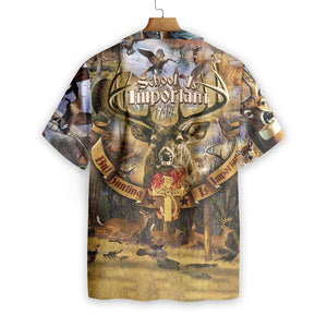 Friday89 Hunting Shirt Deer Shirt Hunting Is Importanter Hawaiian Shirt