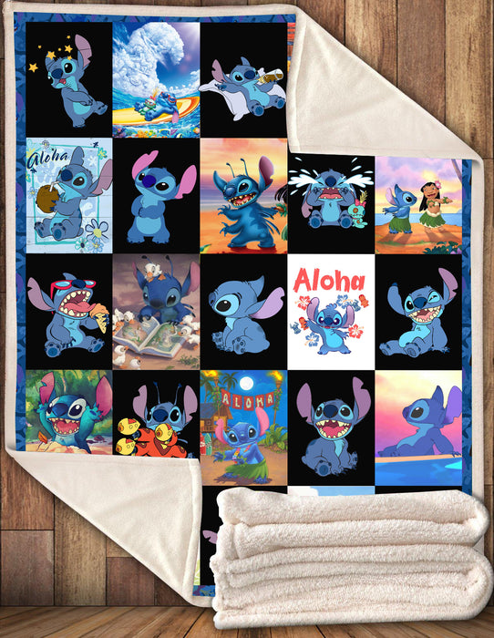 DN Blanket Stitch Aloha Blanket Cute Awesome High Quality DN Stitch Blanket  Friday89