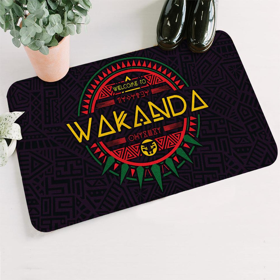 BP Welcome To Wakanda Tribal Pattern Doormat