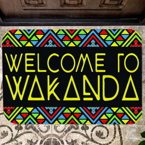 BP Welcome To Wakanda African Pattern Doormat
