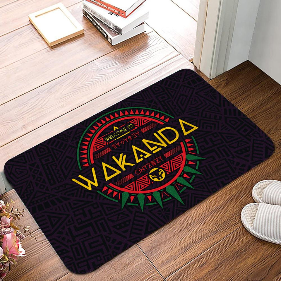 BP Welcome To Wakanda Tribal Pattern Doormat