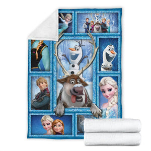 DN Blanket Frozen Blanket Frozen Characters Olaf And Sven 3d Blanket