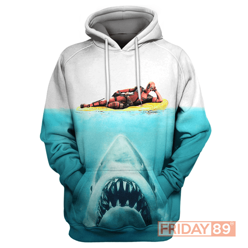 MV Shark Hoodie Deadpool Funny T-shirt Funny High Quality MV DP Shirt Tank  Friday89