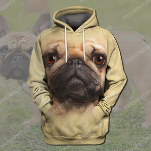 F89 Dog T-shirt French Bulldog Yellow Hoodie French Bulldog Dog Graphic Shirt Awesome Dog Hoodie Sweater Tank Apparel 2022