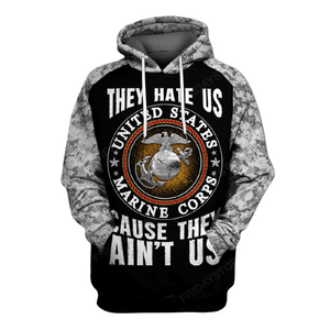 Veteran Hoodie Marine Corps T-shirts Hoodie Military Hoodie  Friday89