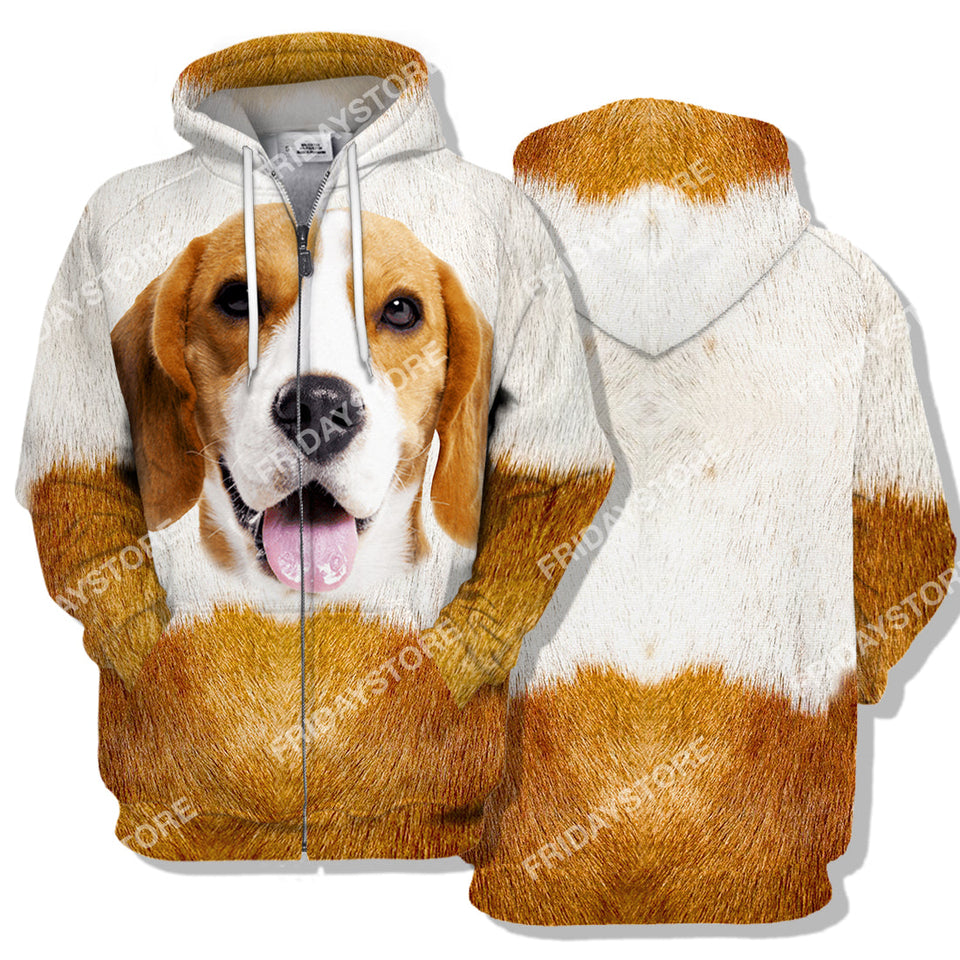 F89 Dog Hoodie Beagle Dog Hoodie Beagle Dog Graphic White Brown T Shirt Amazing Dog Shirt Sweater Tank 2023