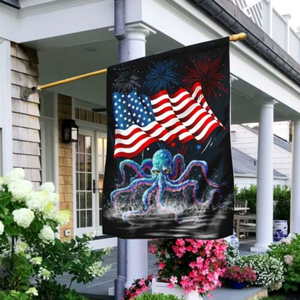 Friday89 4th Of July Flags Eagle American Flag Freedom 3D Yellow Garden Flag Independence Day Celebration House Flag