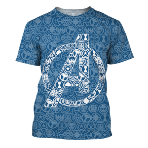 MV T-shirt Avengers Logo Blue T-shirt Awesome MV Hoodie Tank  Friday89
