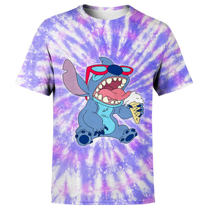 DN Stitch T-shirt Stitch Tie Dye T-shirt Amazing DN Stitch Hoodie Tank  Friday89
