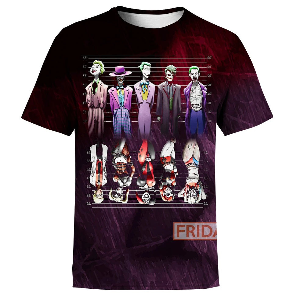 DC Hoodie Joker and Harley Quinn T-shirt Amazing DC Joker Shirt Tank  Friday89