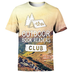 Camping Hoodie The Outdoor Book Readers Club Camping Hoodie T-shirt Sweatshirt  Friday89