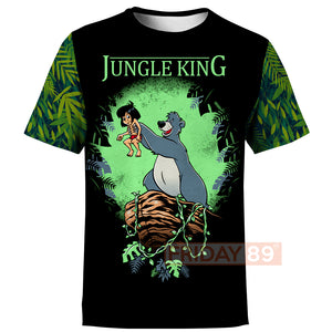 DN T-shirt Jungle King The Jungle Book Art T-shirt Amazing DN Jungle Book Hoodie Tank  Friday89