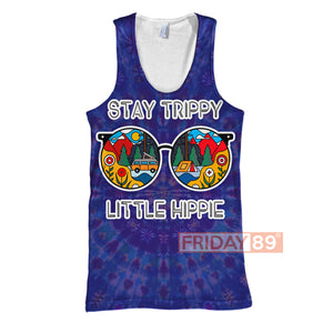 Hippie Hoodie Little Hippie Peace Love Tie Dye T-shirt Hoodie Men Women  Friday89