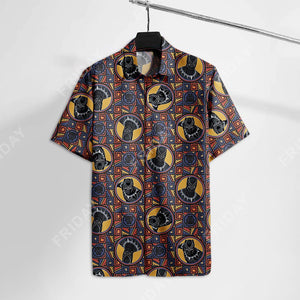 MV B Panther Head Tribal Pattern Hawaii Tshirt