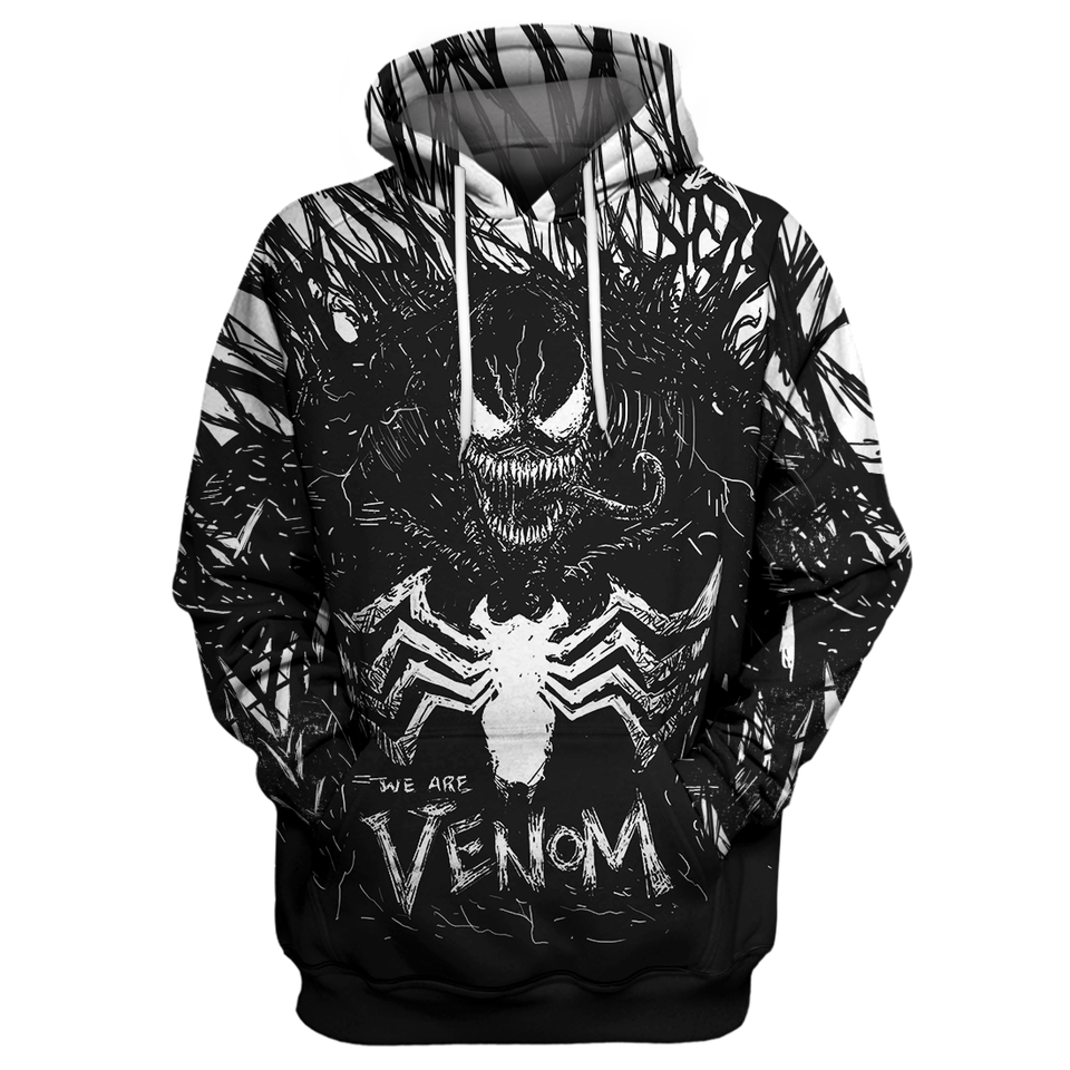 Venom Shirt We Are Venom Carnage Tee Black White Hoodie Cool MV Venom Hoodie Tank  Friday89