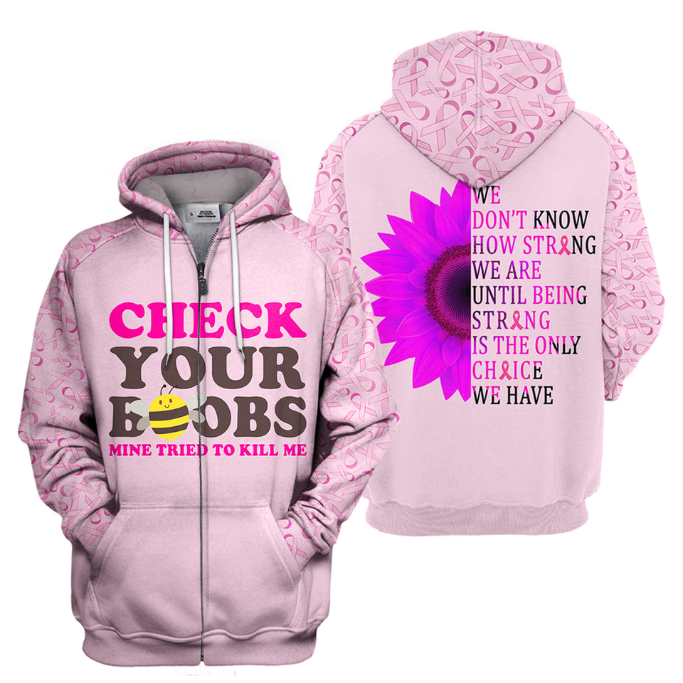 Breast Cancer T-shirt Breast Cancer Awareness T-shirt Hoodie Men Women Unisex  Friday89
