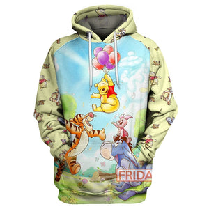 DN WTP T-shirt Pooh and Friends Tigger Eeyore Piglet T-shirt Awesome WTP Hoodie Tank  Friday89
