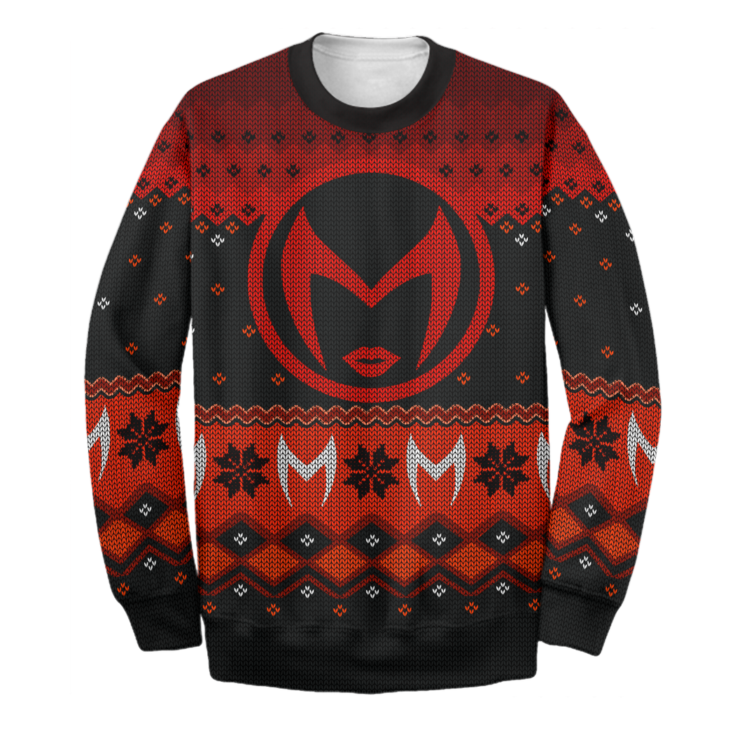 MV Sweatshirt SW Ugly Long Sleeve Christmas Printing Amazing High Quality Punisher MV Ugly Sweatshirt  Friday89