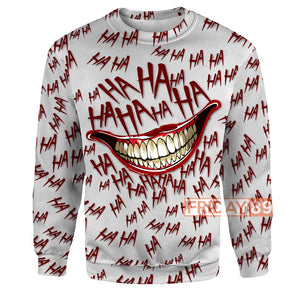 Joker Hoodie Joker Ha Ha Ha T-shirt Amazing DC Joker Shirt Tank  Friday89