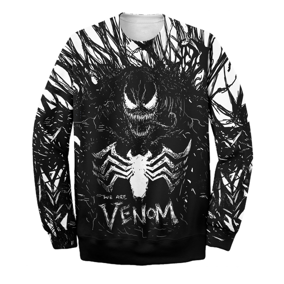 Venom Shirt We Are Venom Carnage Tee Black White Hoodie Cool MV Venom Hoodie Tank  Friday89