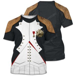 Men's Historical Hoodie Custom Napoleon Bonaparte T-shirt Hoodie  Friday89